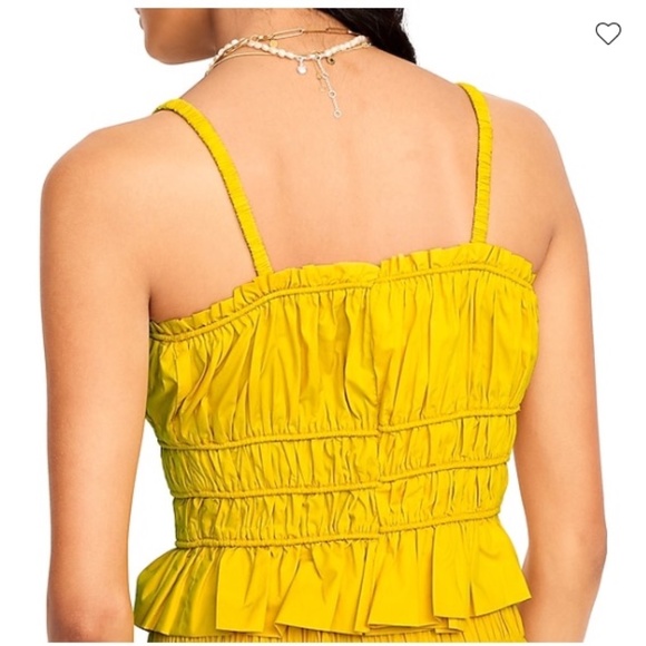 NEW J. Crew Cinched-waist cotton poplin tank top Size XS - Picture 2 of 5